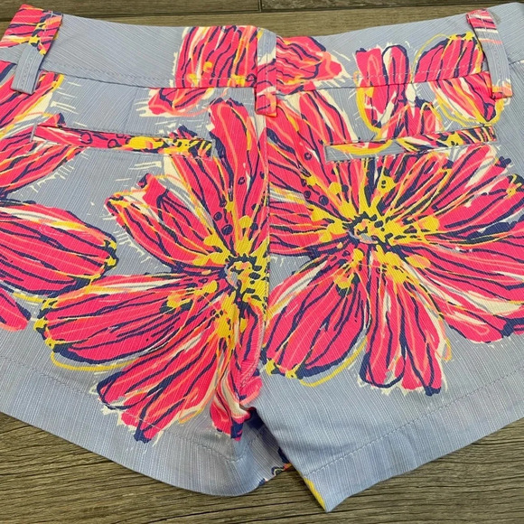 Lilly Pulitzer Walsh Short Party Purple Dahlia Size 0 - Picture 9 of 10